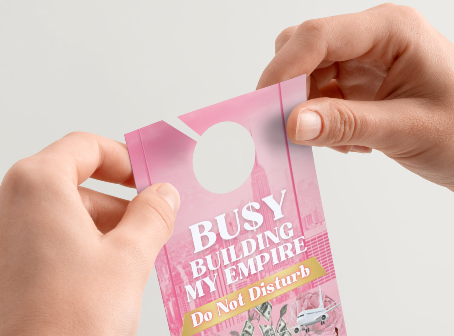 BU$Y DOOR HANGER