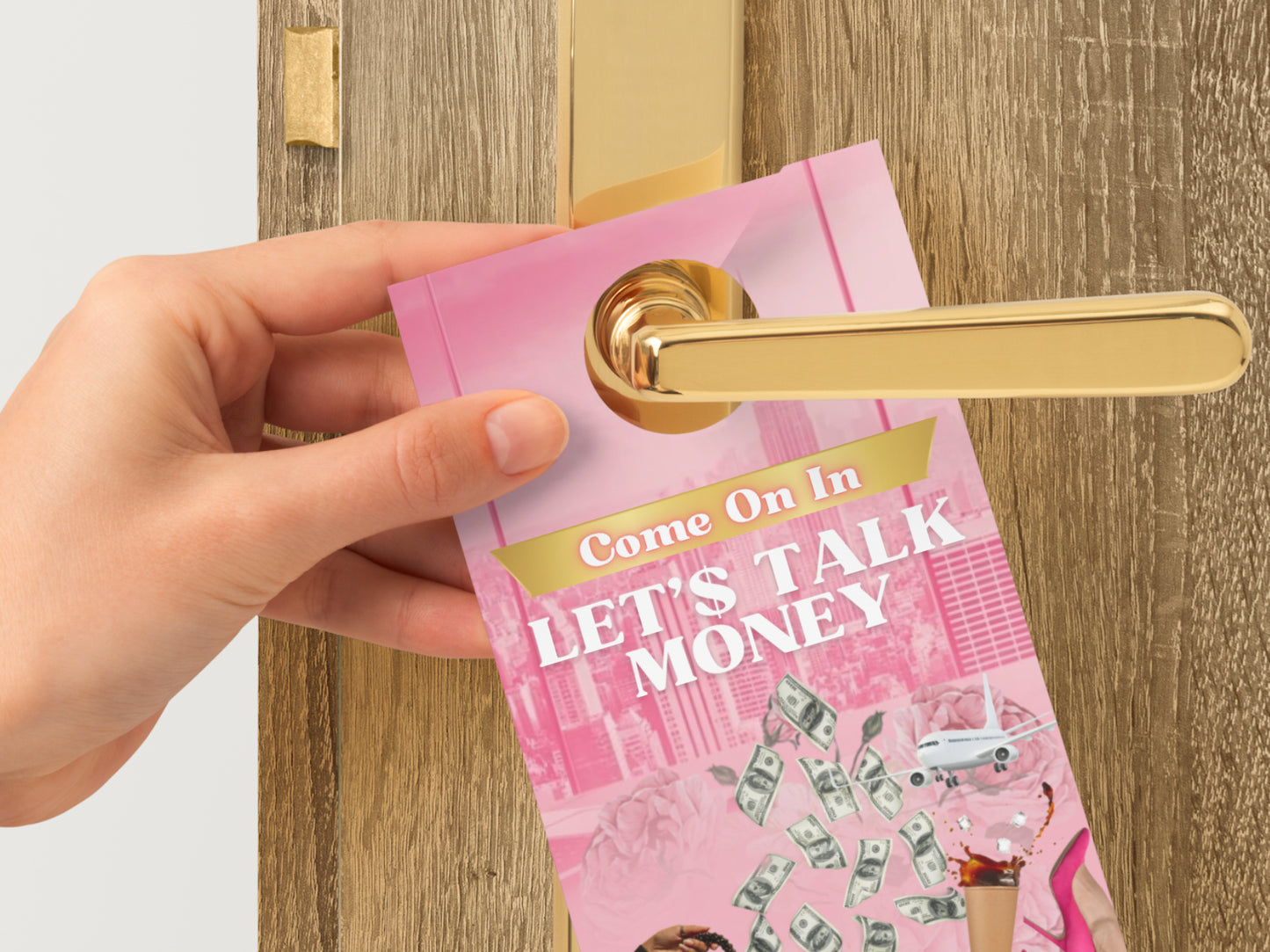 BU$Y DOOR HANGER